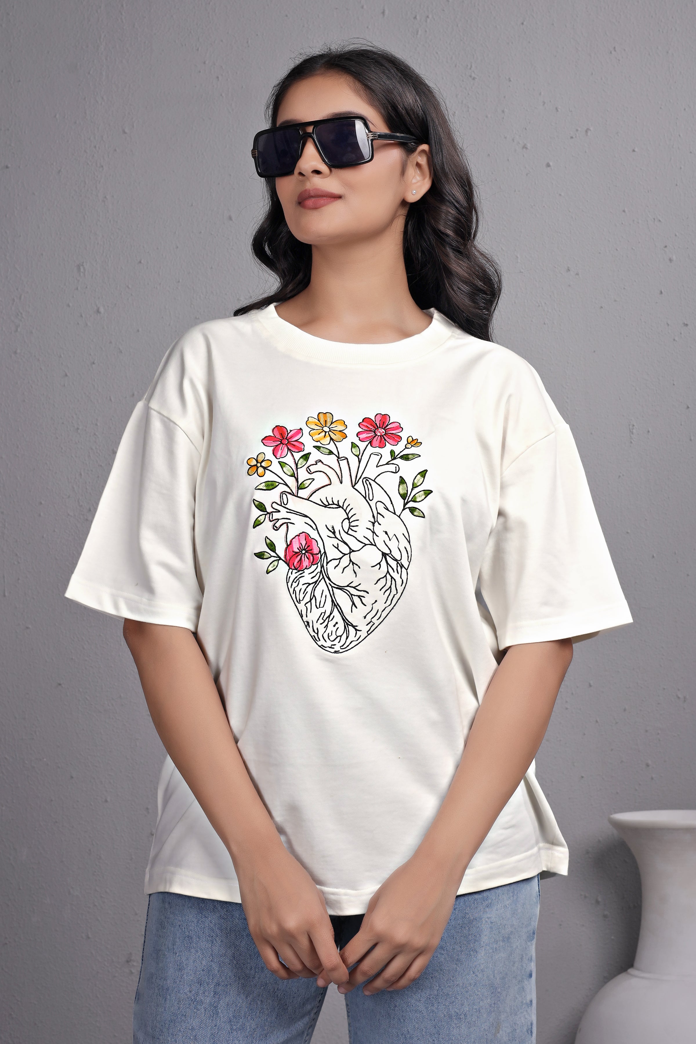 Embroidered T-Shirt For Women