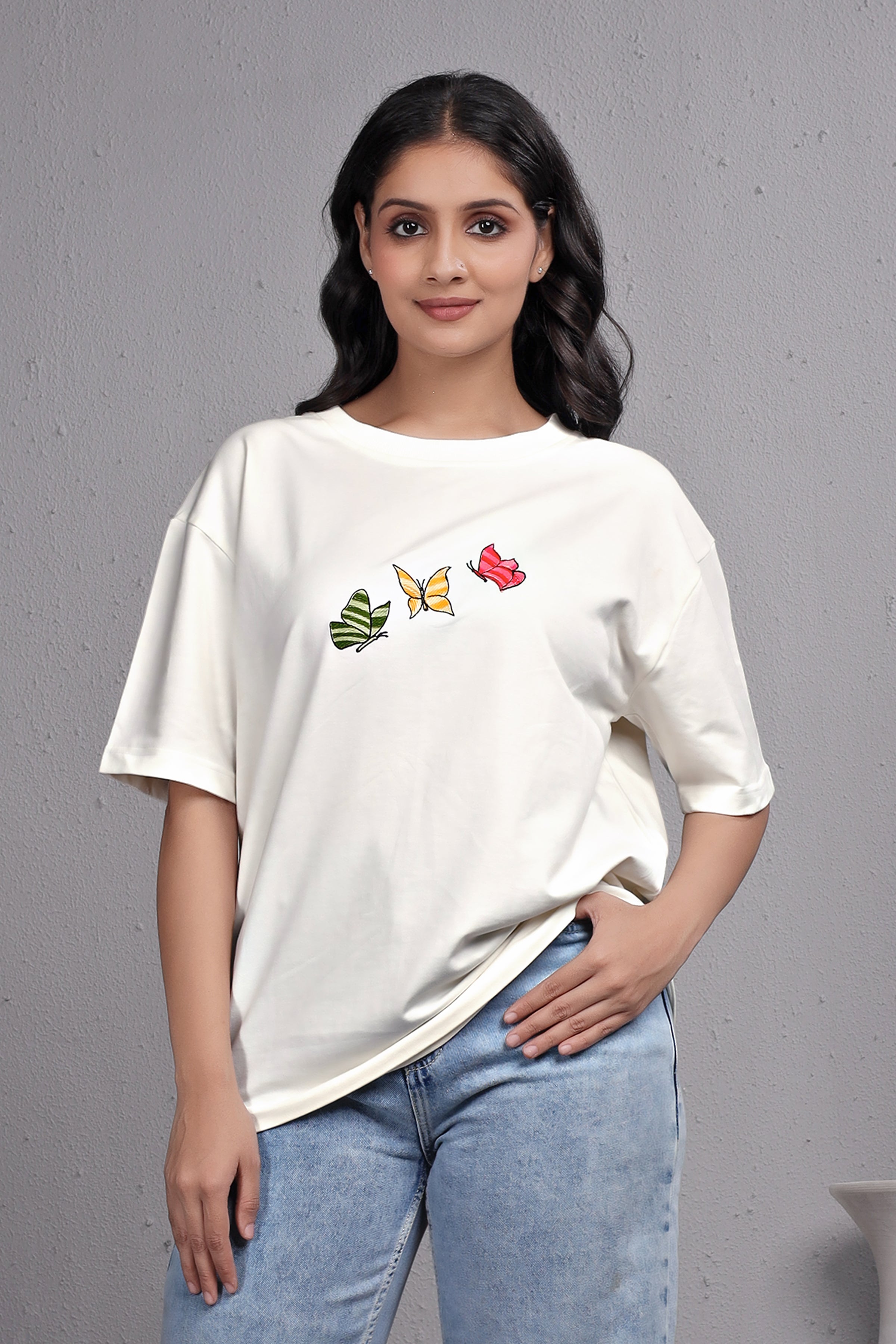 Embroidered T-Shirt For Women