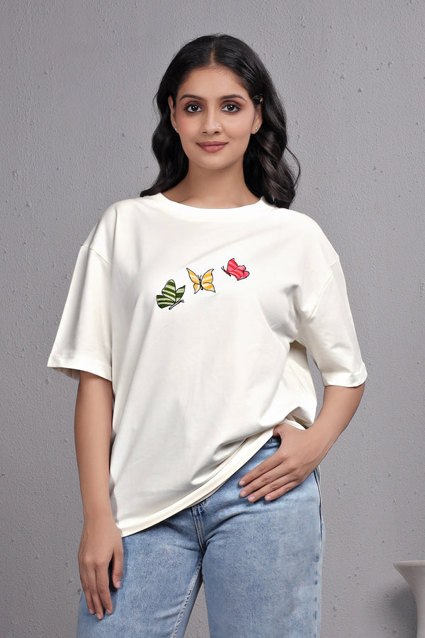 Embroidered T-Shirt For Women
