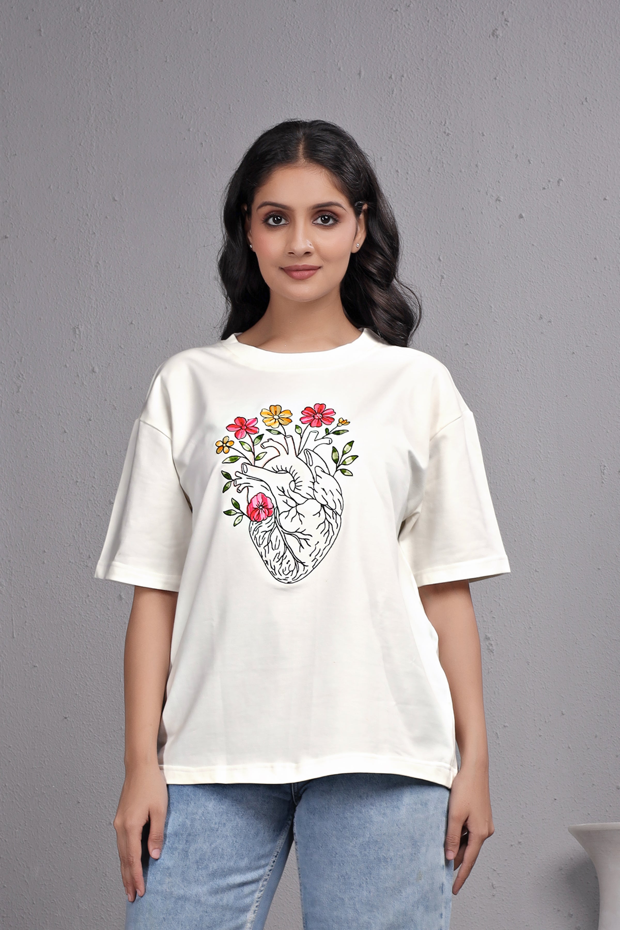 Embroidered T-Shirt For Women