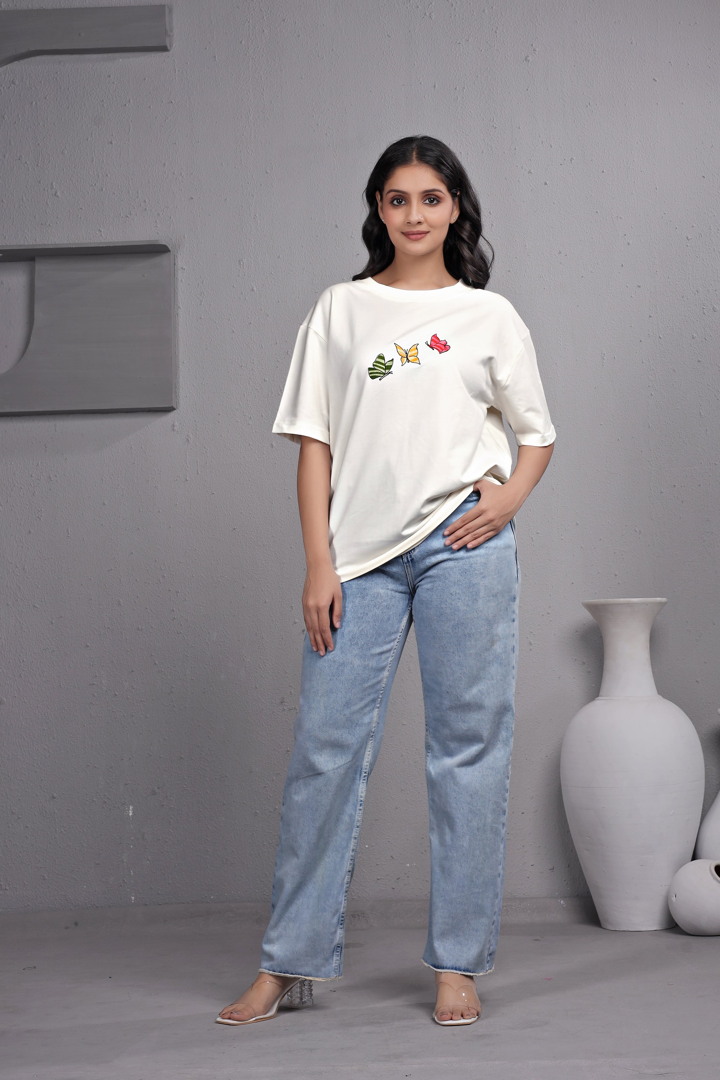 Embroidered T-Shirt For Women
