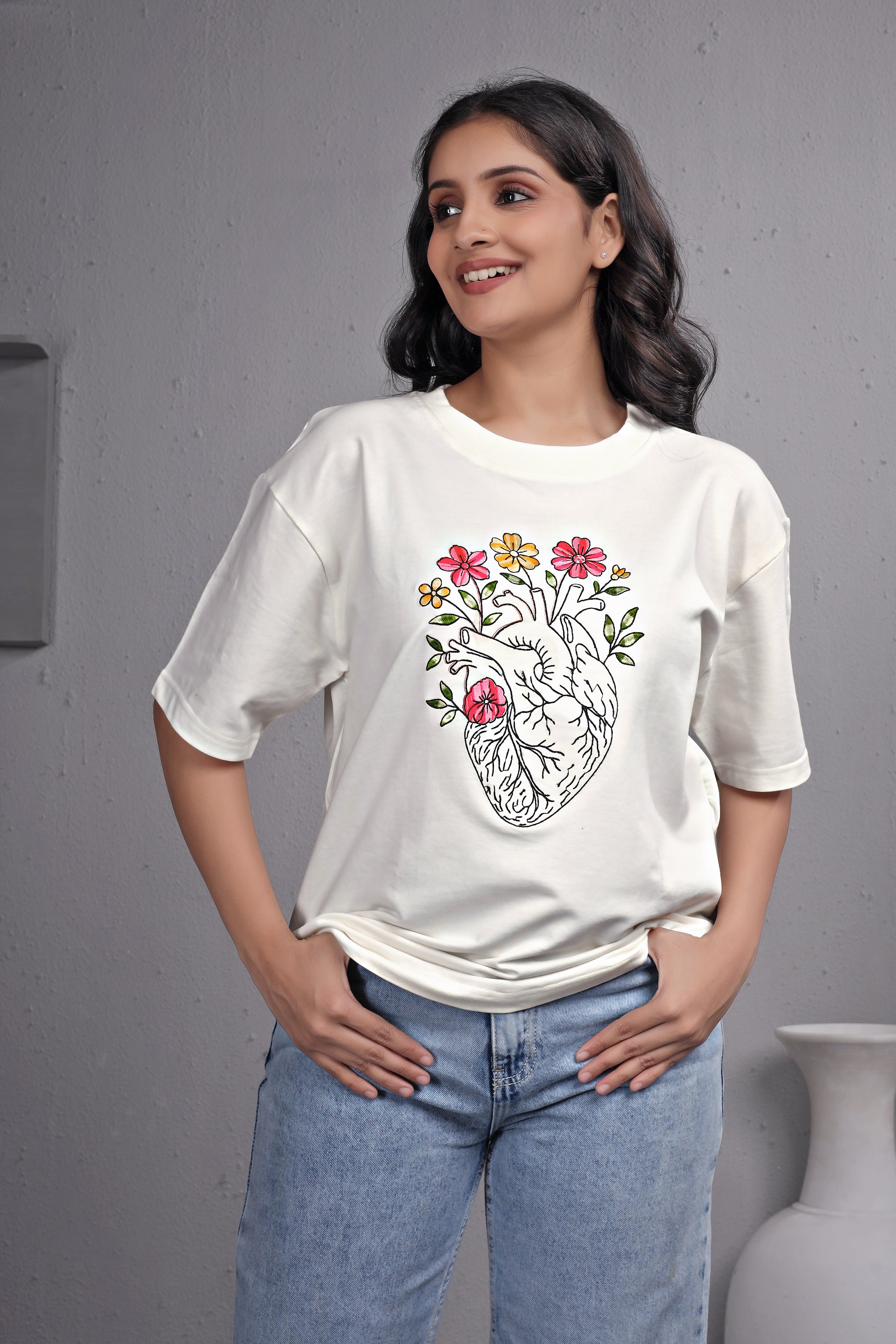 Embroidered T-Shirt For Women