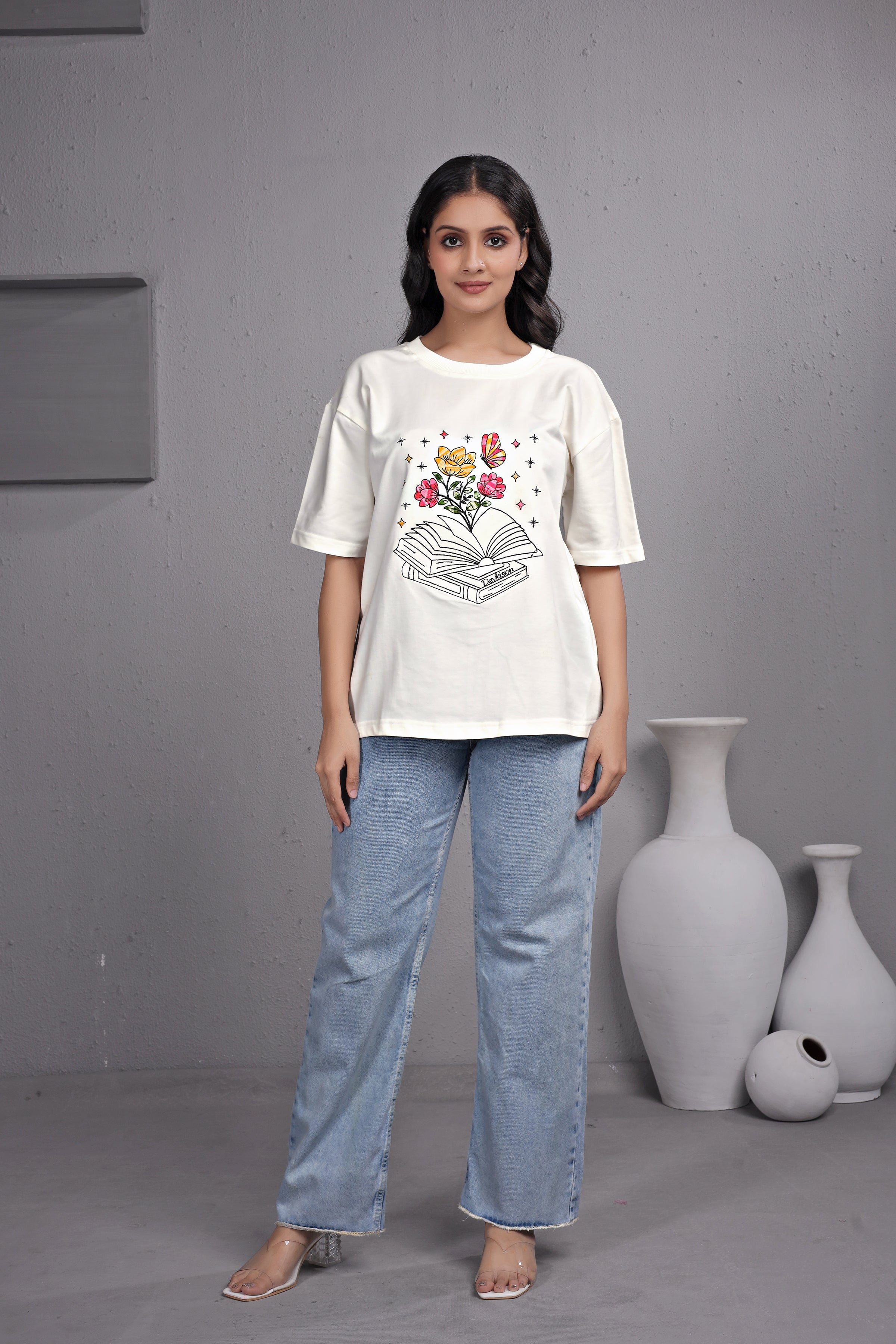 Embroidered T-Shirt For Women