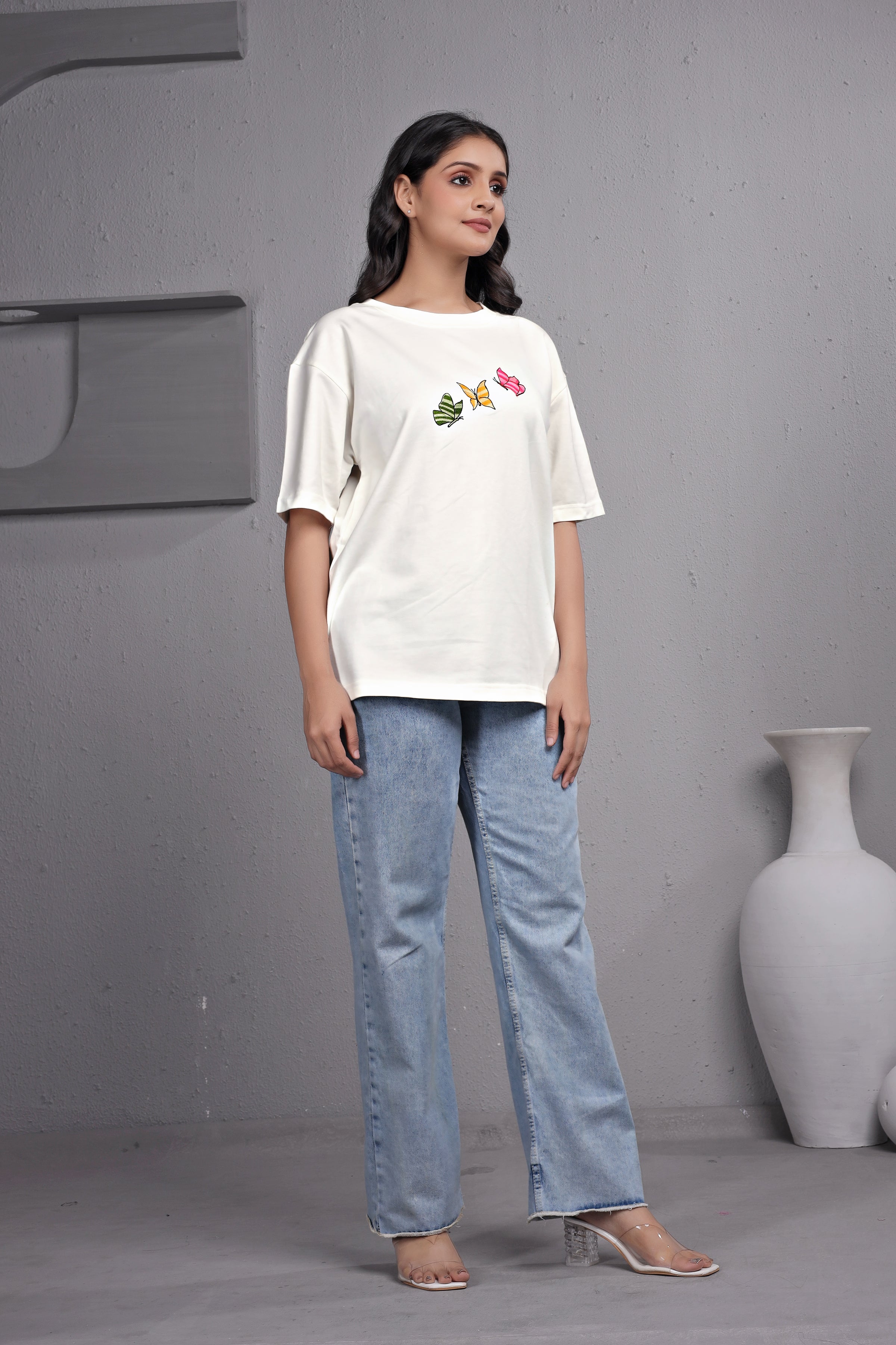 Embroidered T-Shirt For Women