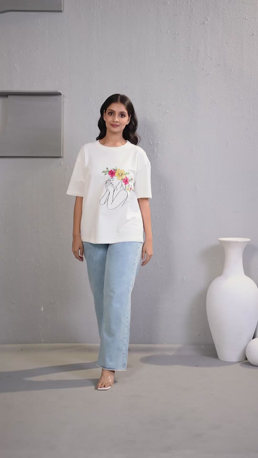 Embroidered T-Shirt For Women