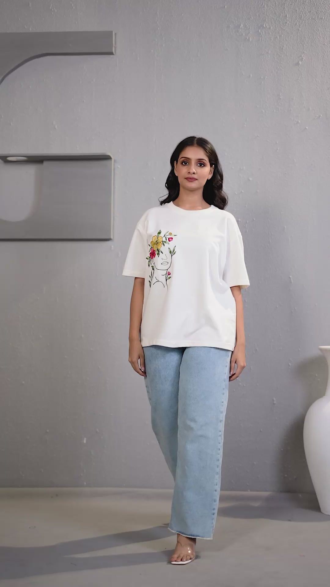 Embroidered T-Shirt For Women